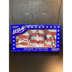 1996 Starting Lineup USA Dream Team New Set 2/2 Olympics Basketball NIB UNOPENED